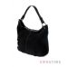 Купить сумка-мешок женская черная из натуральной замши - арт.1575_1